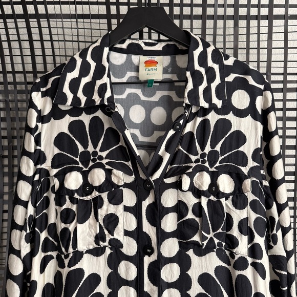 Farm Rio Palermo long sleeve midi dress - Picture 5 of 9